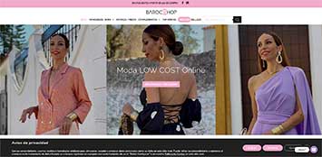 Creación y diseño tienda online Barocsshop